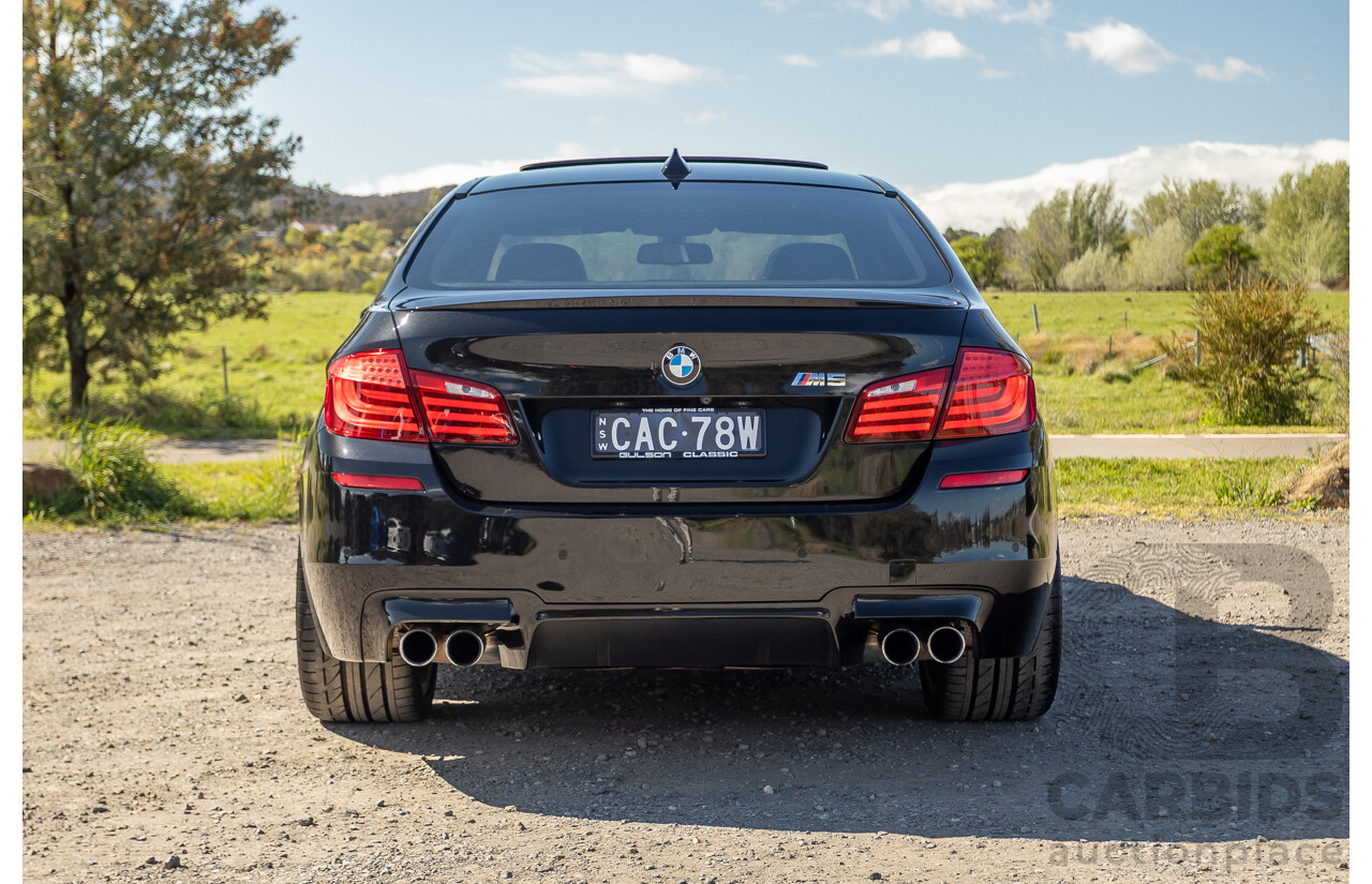 7/2012 BMW M5 F10 MY12 4d Sedan Sapphire Black Metallic Twin Turbo V8 4.4L