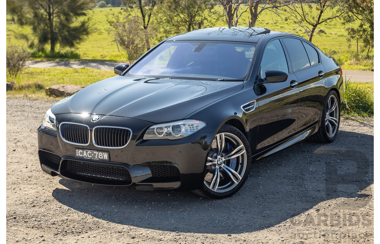 7/2012 BMW M5 F10 MY12 4d Sedan Sapphire Black Metallic Twin Turbo V8 4.4L