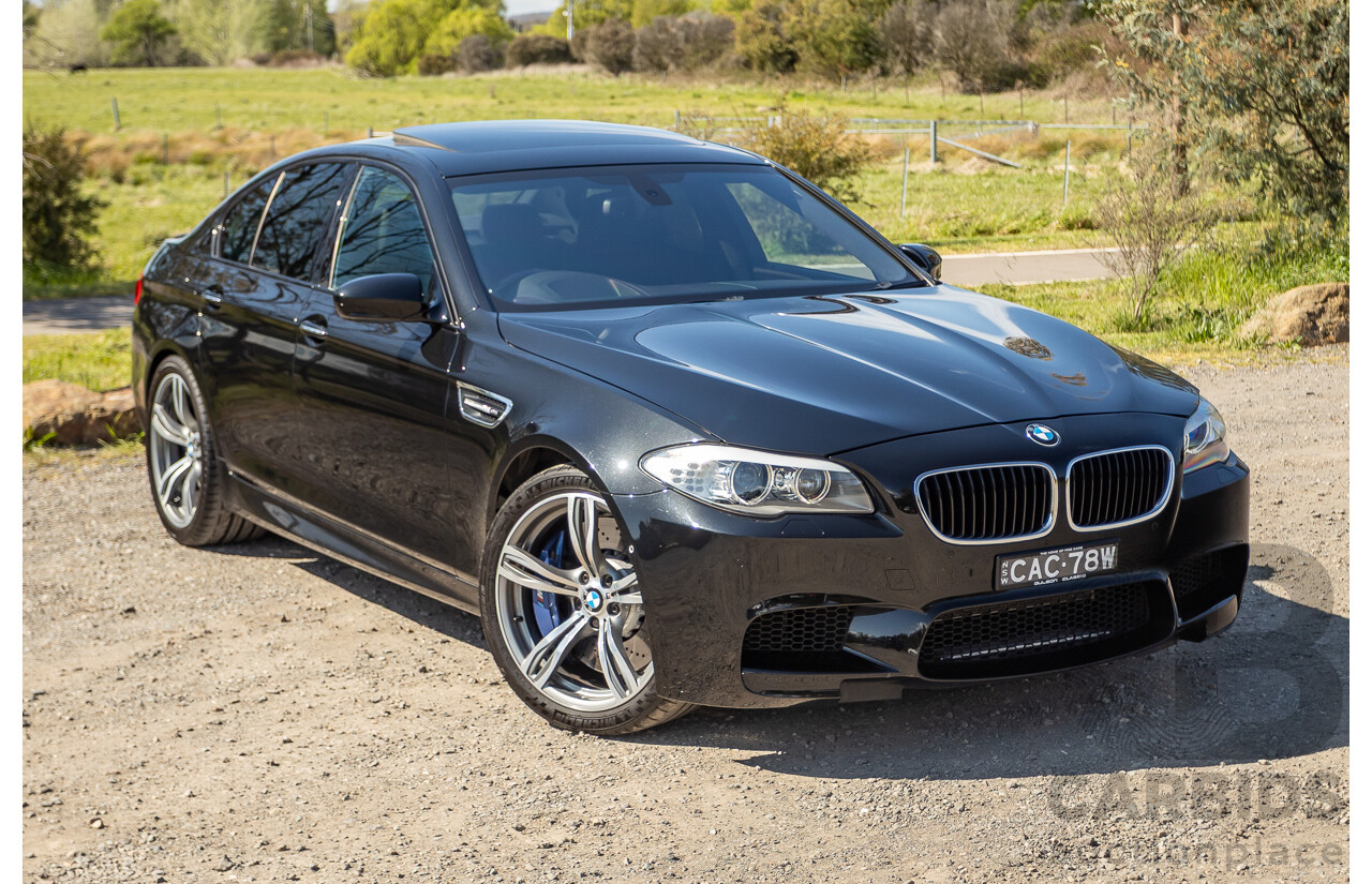 7/2012 BMW M5 F10 MY12 4d Sedan Sapphire Black Metallic Twin Turbo V8 4.4L