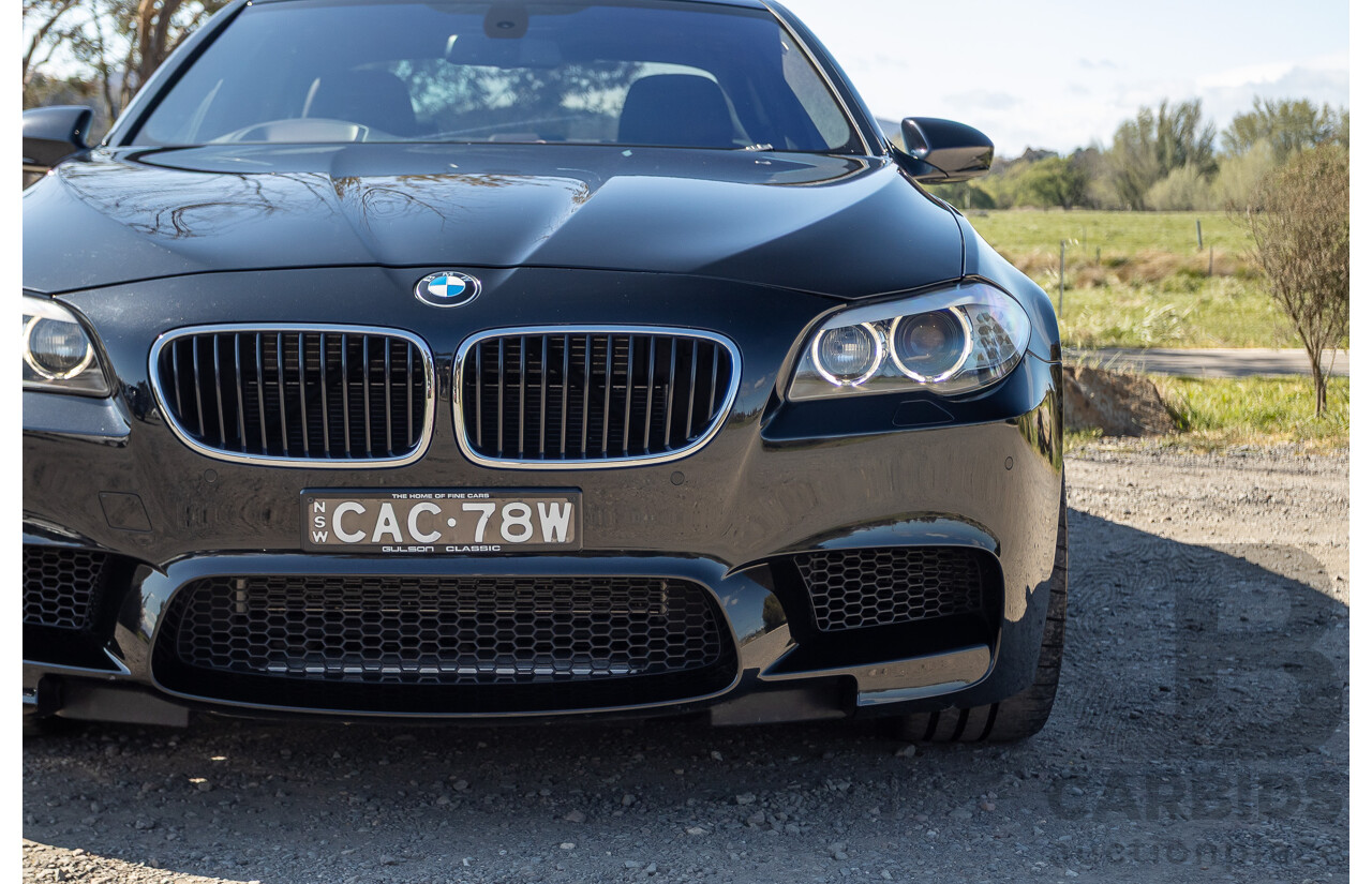7/2012 BMW M5 F10 MY12 4d Sedan Sapphire Black Metallic Twin Turbo V8 4.4L