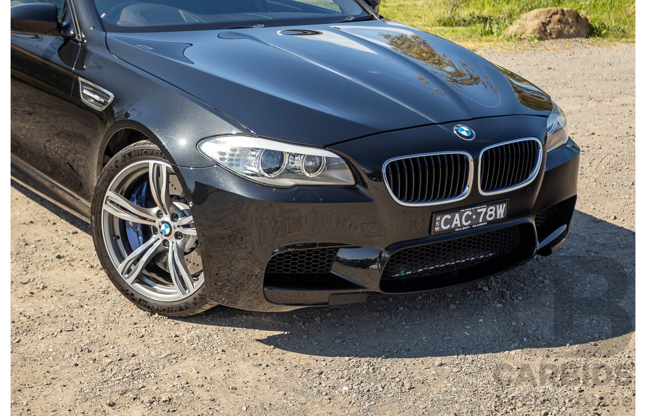 7/2012 BMW M5 F10 MY12 4d Sedan Sapphire Black Metallic Twin Turbo V8 4.4L
