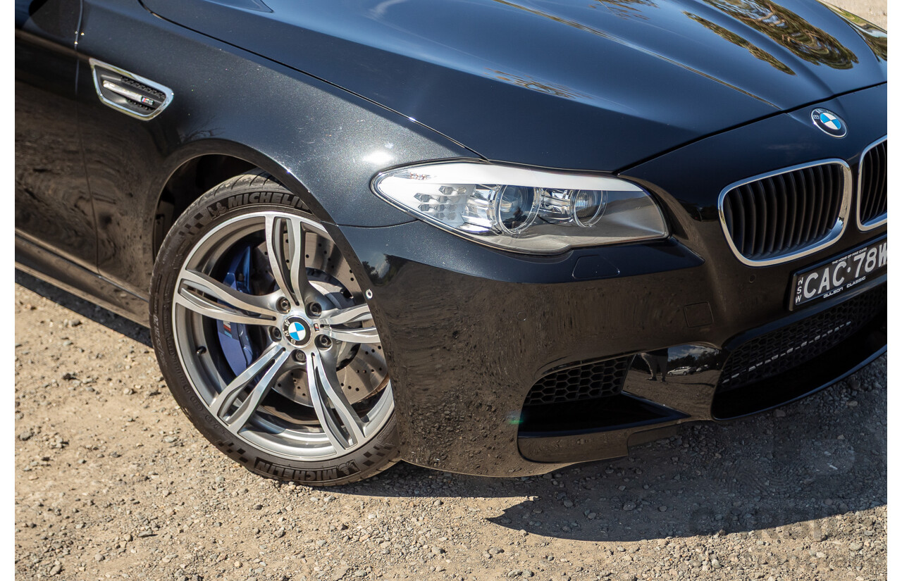 7/2012 BMW M5 F10 MY12 4d Sedan Sapphire Black Metallic Twin Turbo V8 4.4L