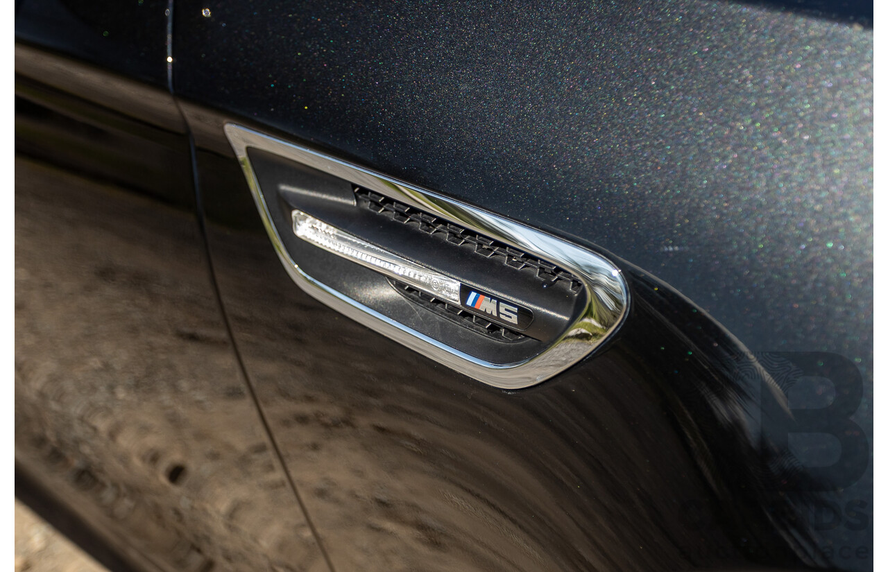 7/2012 BMW M5 F10 MY12 4d Sedan Sapphire Black Metallic Twin Turbo V8 4.4L