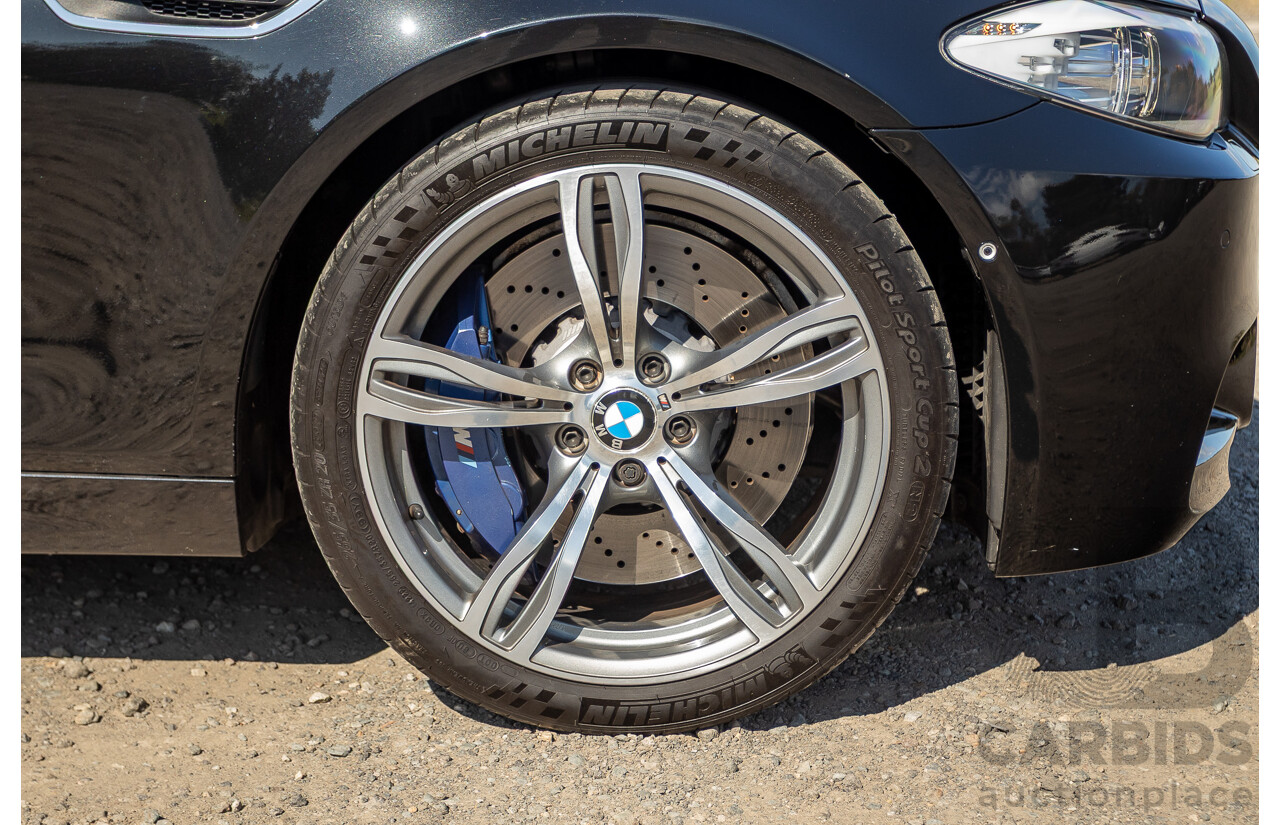 7/2012 BMW M5 F10 MY12 4d Sedan Sapphire Black Metallic Twin Turbo V8 4.4L