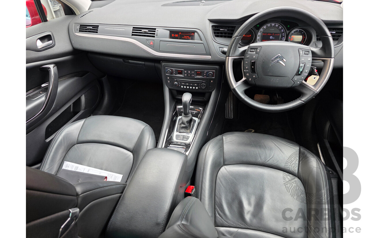 2/2011 Citroen C5 2.0 HDI Exclusive Tourer X7 MY10 4d Wagon Maroon 2.0L