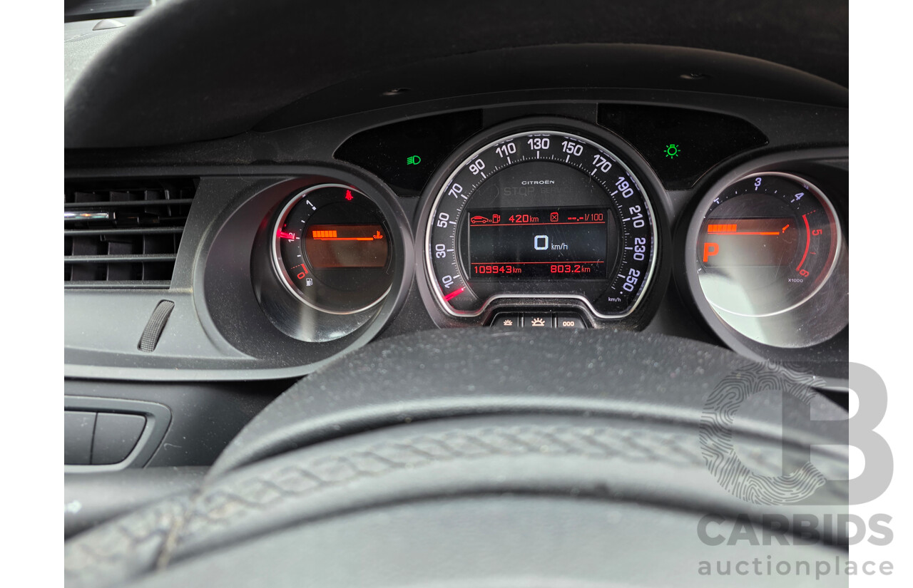 2/2011 Citroen C5 2.0 HDI Exclusive Tourer X7 MY10 4d Wagon Maroon 2.0L