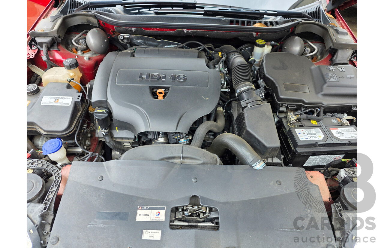 2/2011 Citroen C5 2.0 HDI Exclusive Tourer X7 MY10 4d Wagon Maroon 2.0L