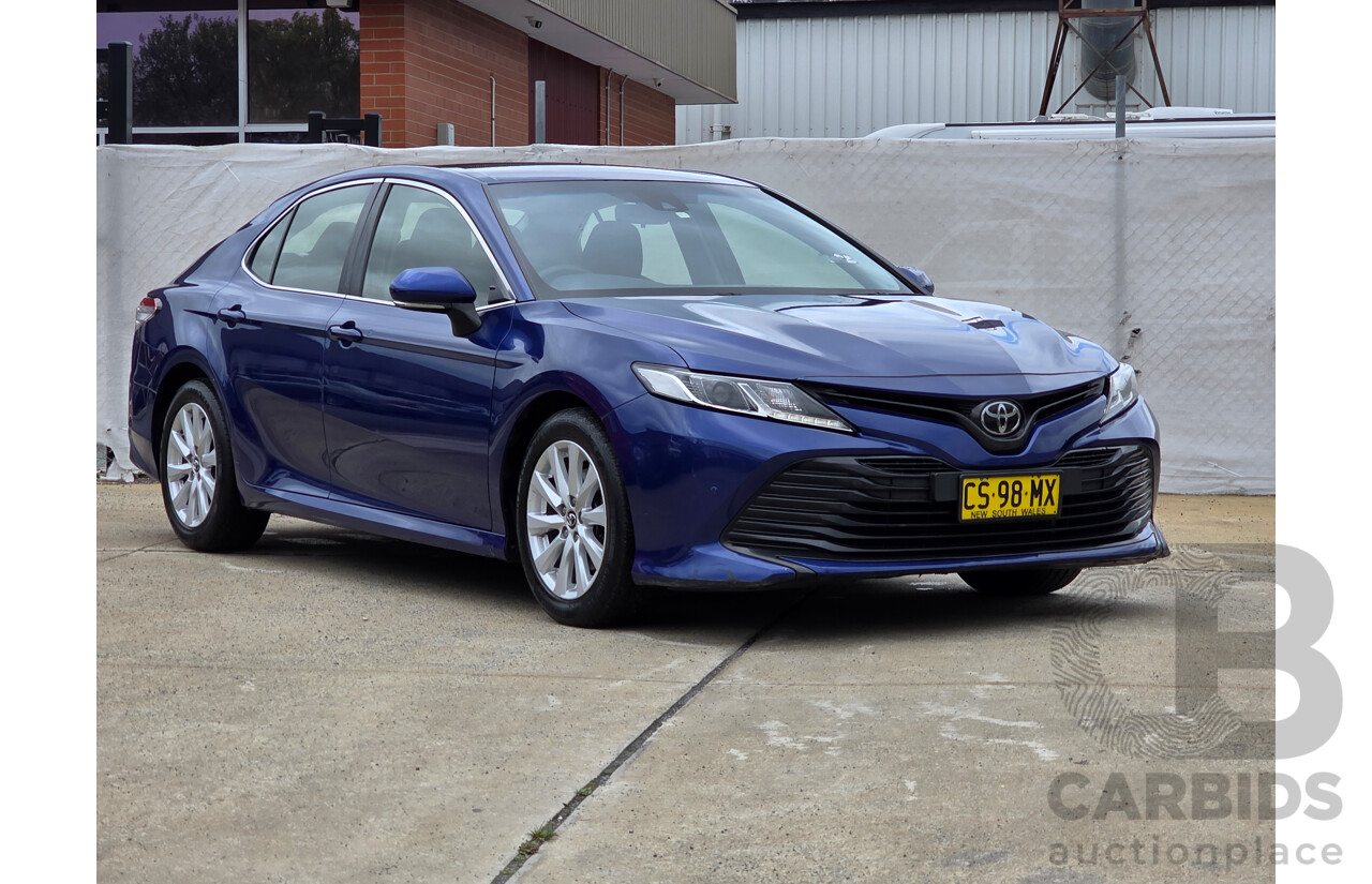 08/2018 Toyota Camry Ascent ASV70R 4D Sedan Dark Blue Mica 2.5L