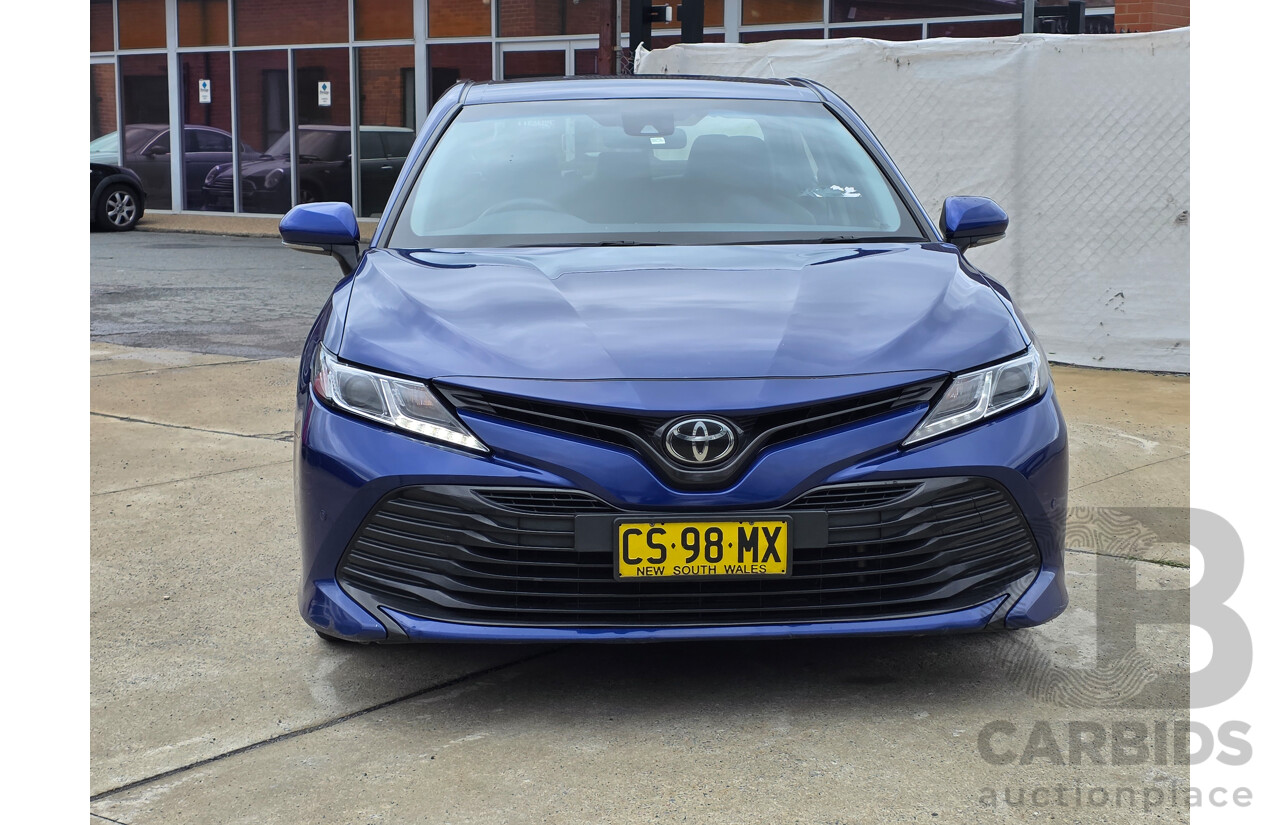 08/2018 Toyota Camry Ascent ASV70R 4D Sedan Dark Blue Mica 2.5L