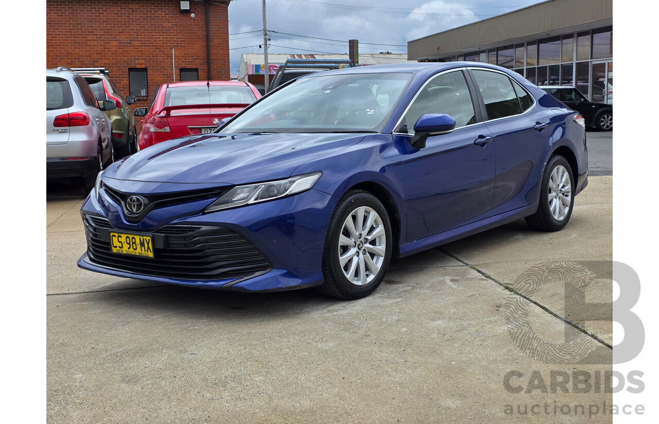08/2018 Toyota Camry Ascent ASV70R 4D Sedan Dark Blue Mica 2.5L