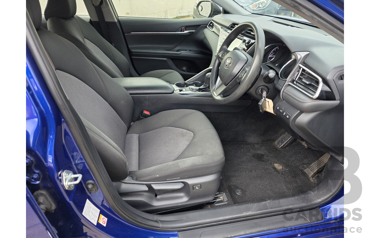 08/2018 Toyota Camry Ascent ASV70R 4D Sedan Dark Blue Mica 2.5L