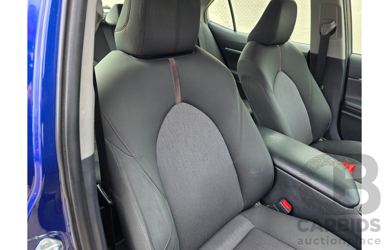 08/2018 Toyota Camry Ascent ASV70R 4D Sedan Dark Blue Mica 2.5L