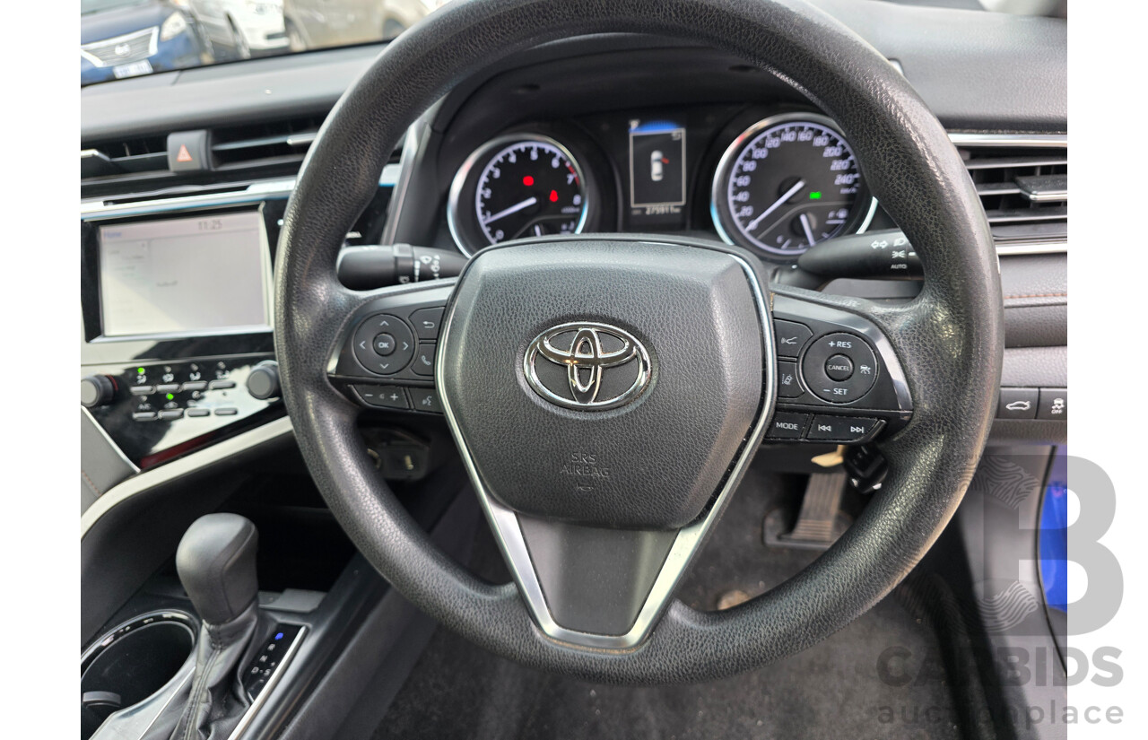 08/2018 Toyota Camry Ascent ASV70R 4D Sedan Dark Blue Mica 2.5L