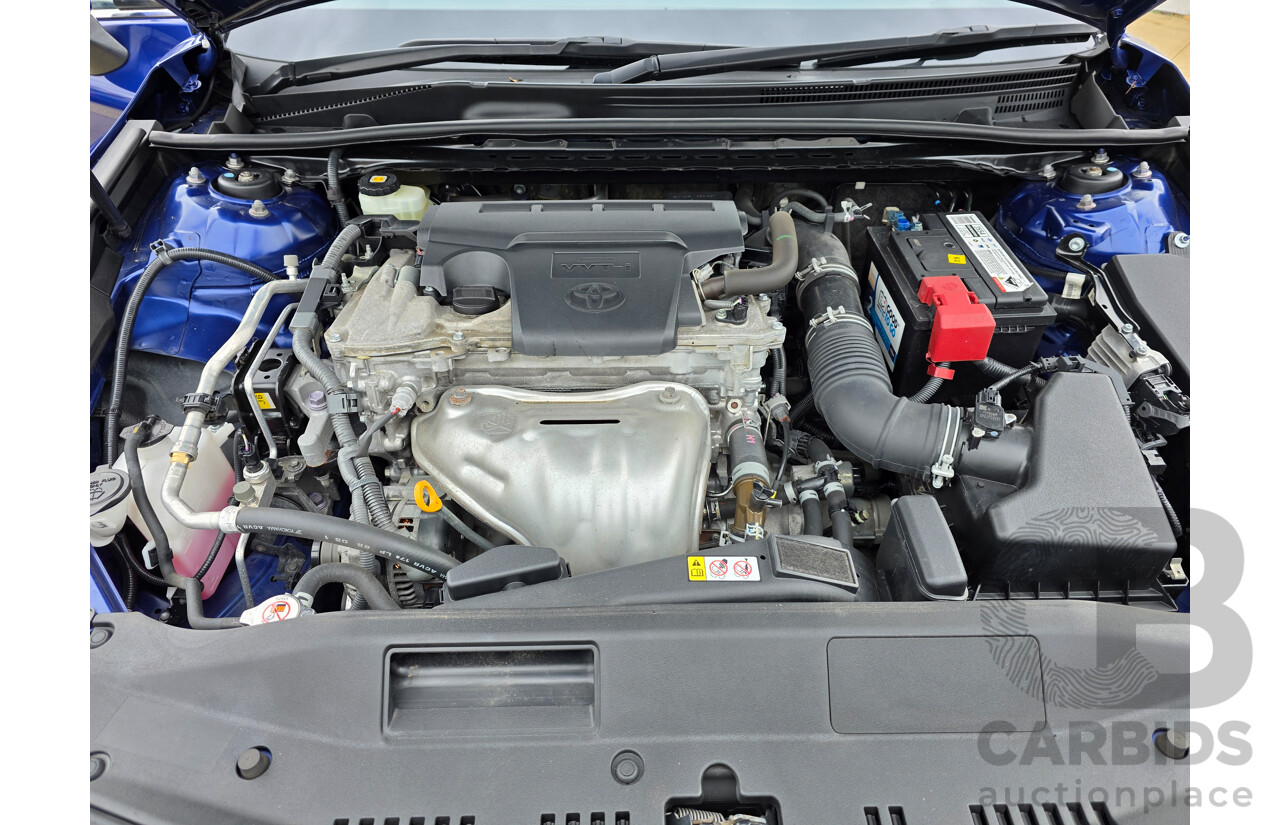 08/2018 Toyota Camry Ascent ASV70R 4D Sedan Dark Blue Mica 2.5L