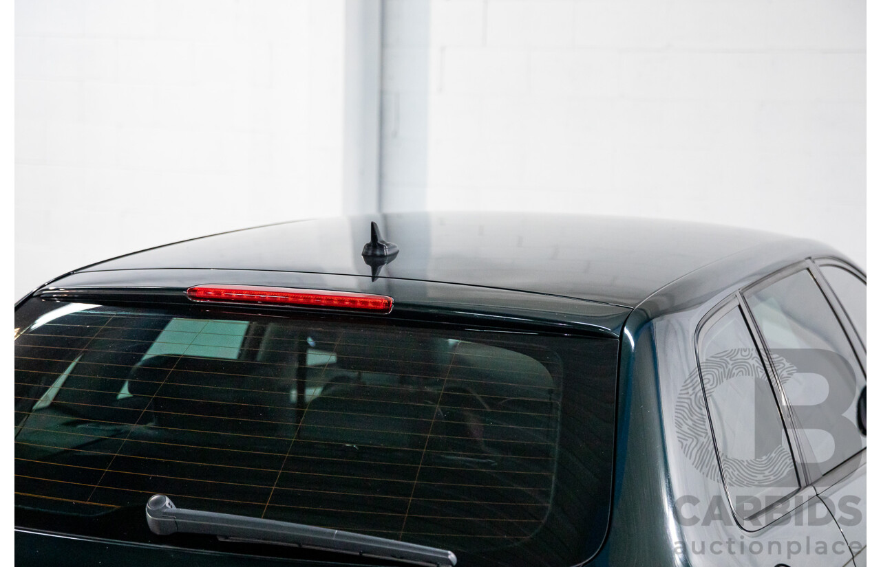 12/2009 Audi A3 Sportback 2.0 TFSI Quattro AMB 8P MY10 5d Hatchback Deep Green Pearl Turbo 2.0L