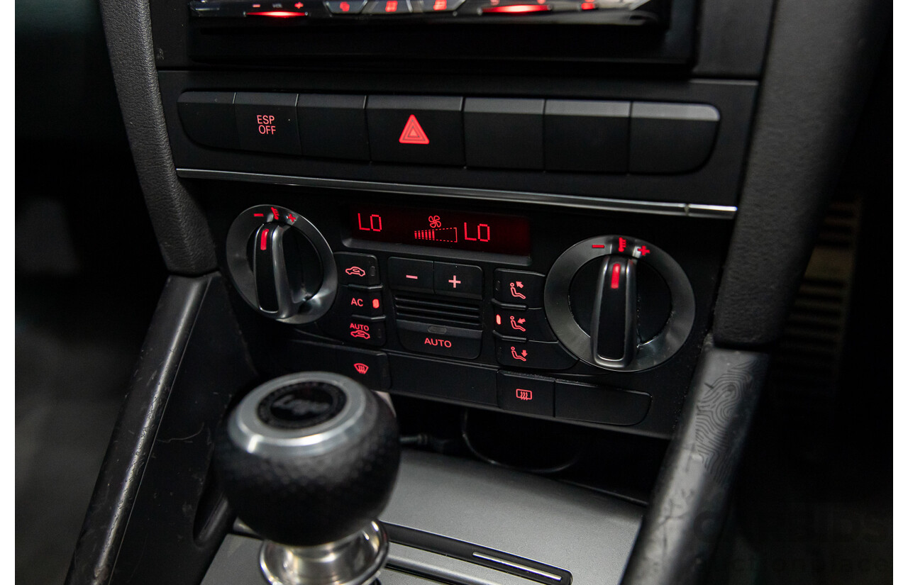 12/2009 Audi A3 Sportback 2.0 TFSI Quattro AMB 8P MY10 5d Hatchback Deep Green Pearl Turbo 2.0L