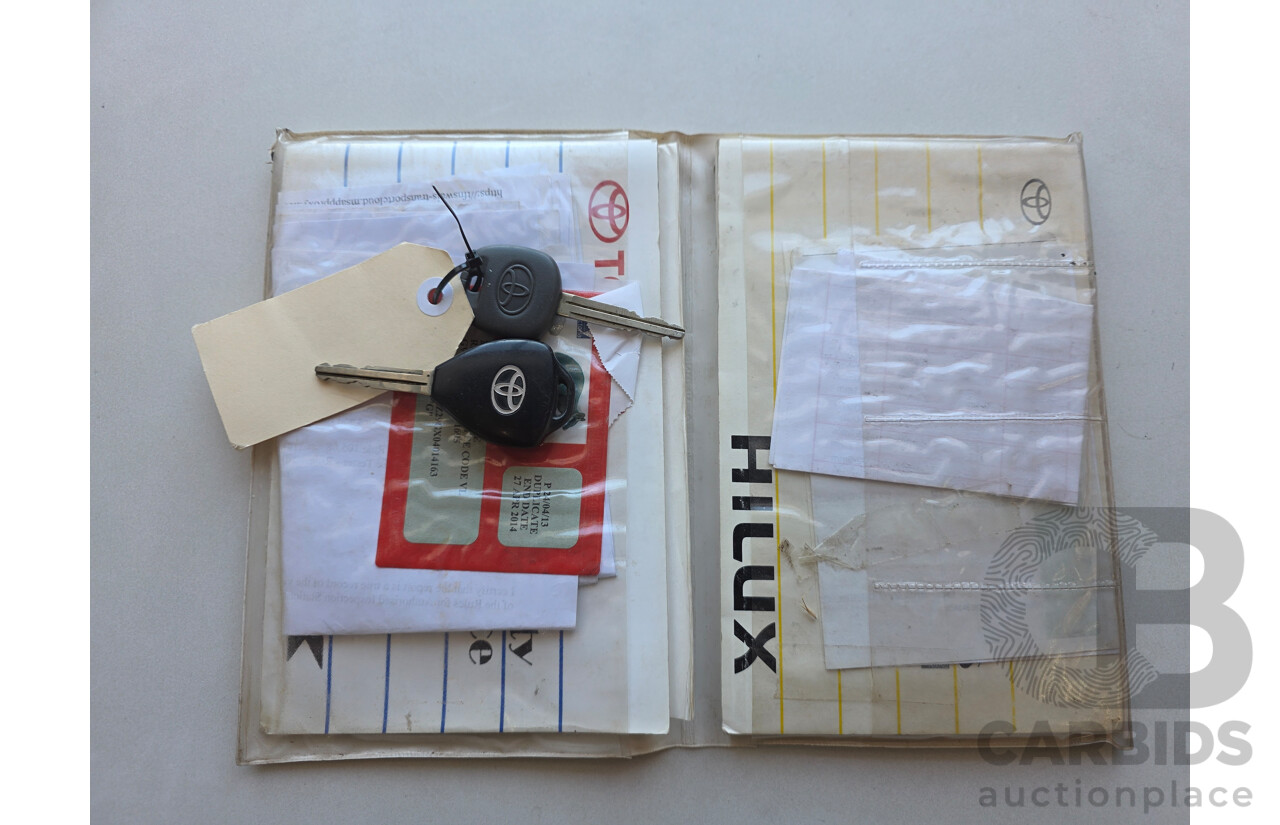 4/2007 Toyota Hilux SR5 (4x4) KUN26R 07 UPGRADE Dual Cab P/Up Silver Turbo Diesel 3.0L - WOVR N/A