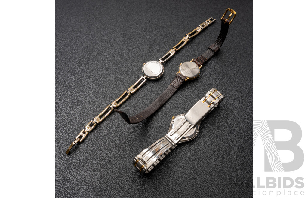 Collection of (3) Petite Ladies Dress Watches - Seiko, Citizen, Lorus