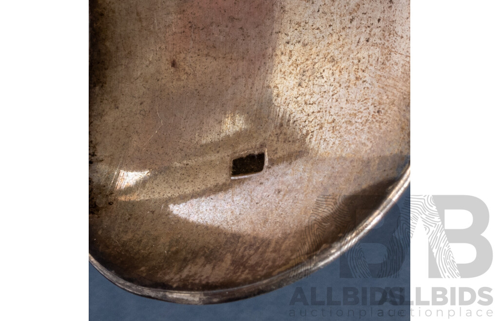 Vintage Sterling Silver Domed Cuff Bangle, 64mm, 40.05 Grams