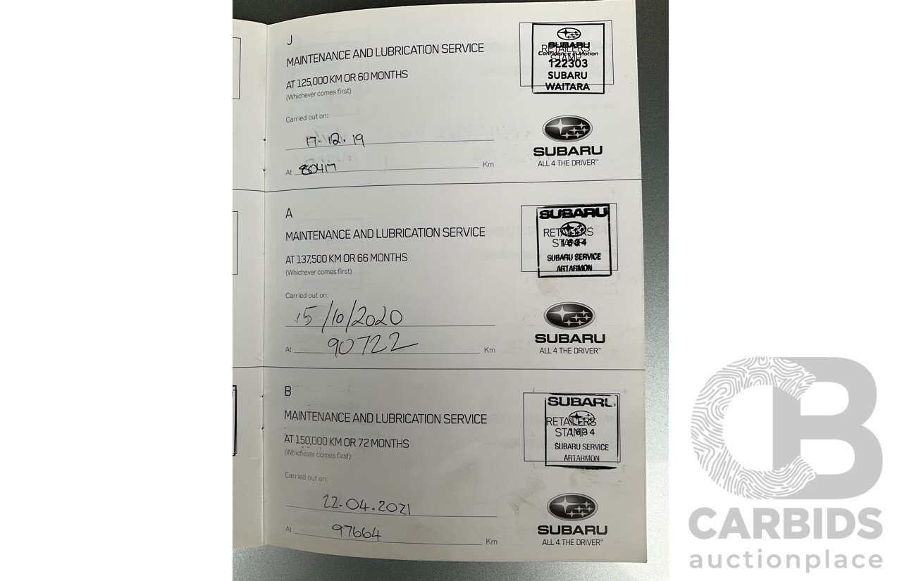 1/2014 Subaru XV 2.0i-L MY14 4d Wagon Ice Silver Metallic 2.0L