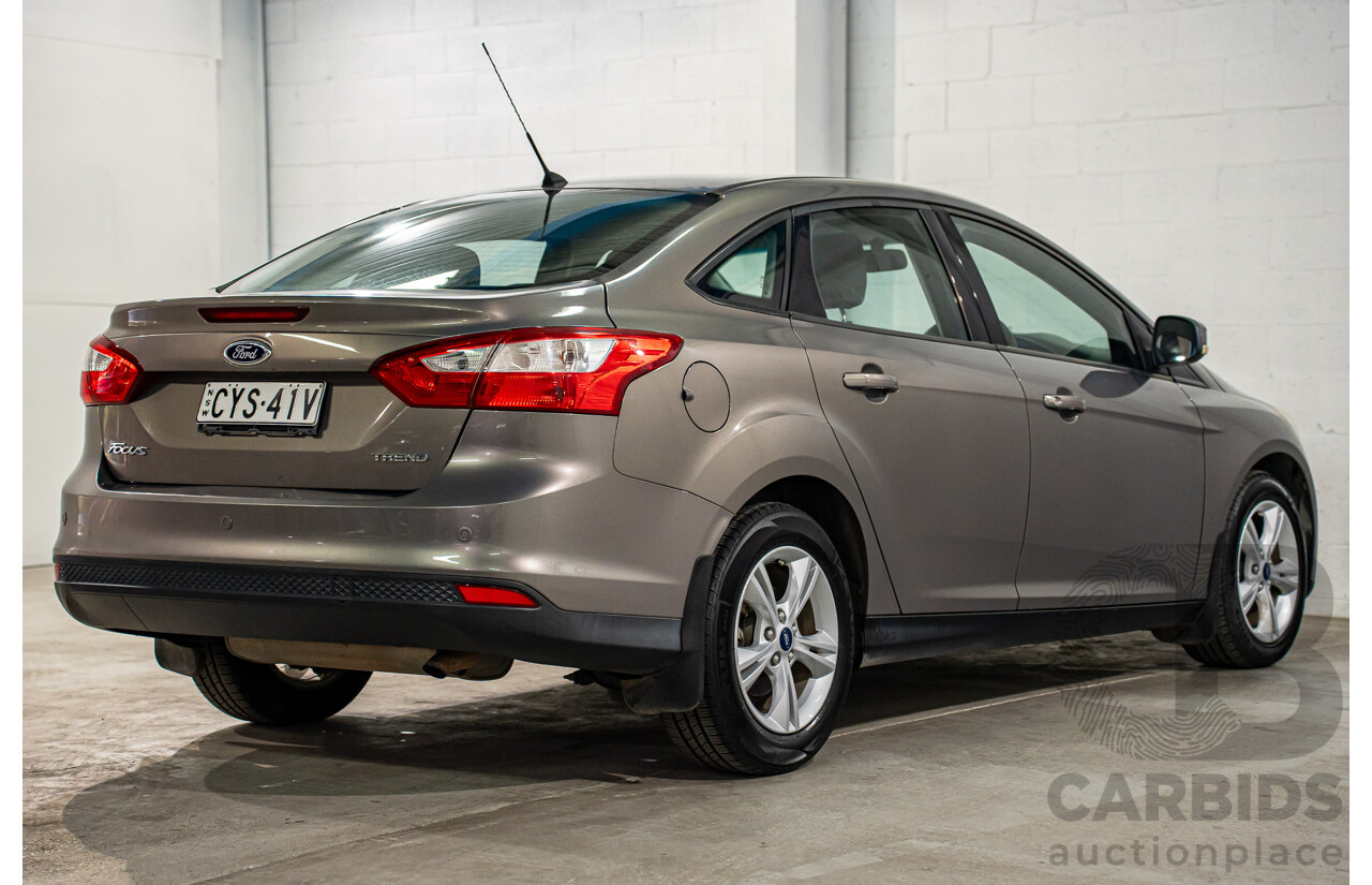 8/2012 Ford Focus Trend LW 4d Sedan Lunar Sky Metallic 2.0L