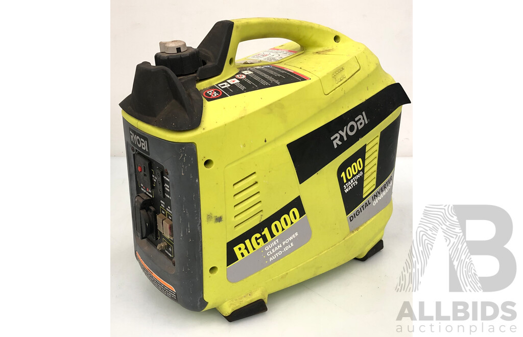 Ryobi 1000 Watt Portable Digital Inverter Generator