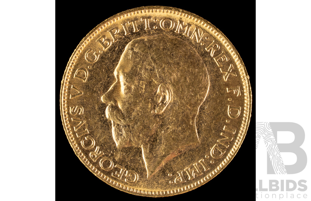 Downie's Prestige Four Australian Gold Sovereign Coin Collection Including QV 1900, KEVII 1908, KGV 1918 and 1930, All Perth Mint .916