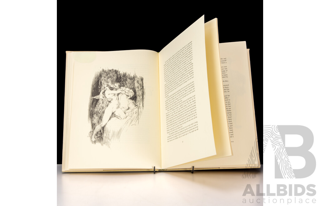 Limited Edition 868 of 1000, Tales From the Heptameron of Marguerite of Navarre, Illustrated by Norman Lindsay, Melbourne University Press, 1976, Hardcover with Dust Jacket in Box