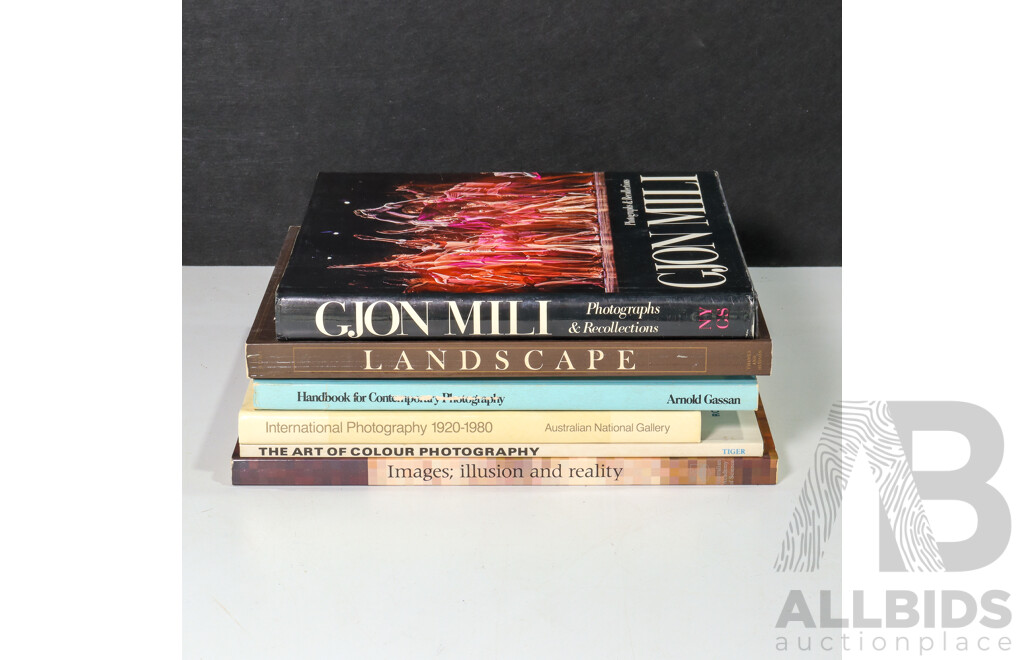 Seven Books Relating to Photography Including International Photography, Images; Illusion and Reality, Gjon Mill