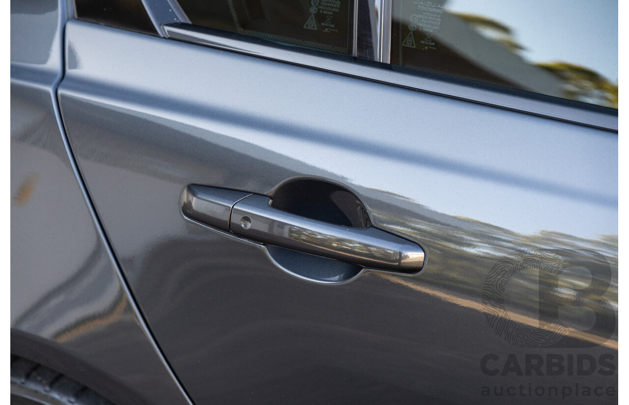 03/2018 Jaguar XE S 35t (280kW RWD) MY18 4d Sedan Carpathian Grey Metallic Supercharged V6 3.0L