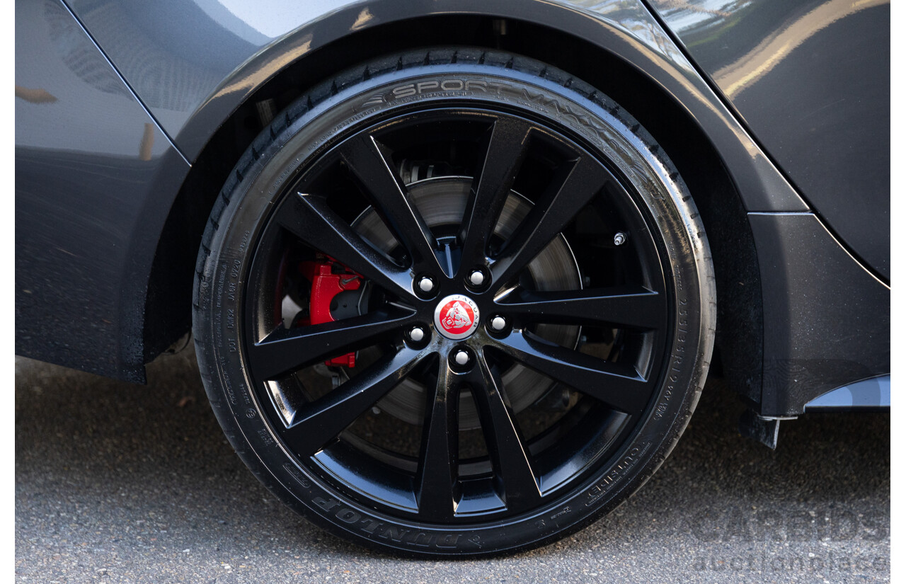 03/2018 Jaguar XE S 35t (280kW RWD) MY18 4d Sedan Carpathian Grey Metallic Supercharged V6 3.0L