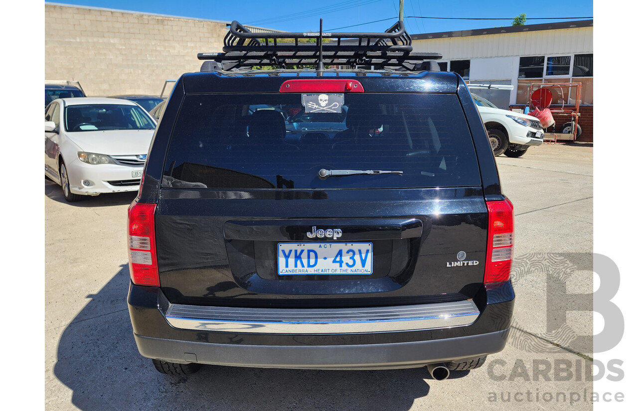3/2014 Jeep Patriot Limited (4x4) MK MY14 4d Wagon Black 2.4L