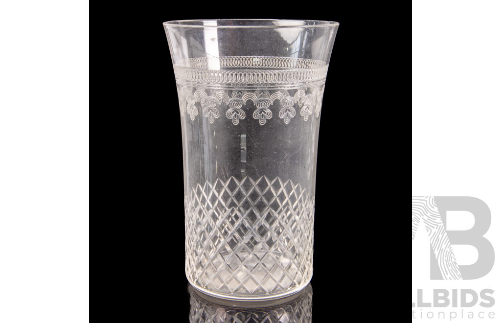 Collection of Antique Edinburgh & Leith and Baccarat Crystal Pieces