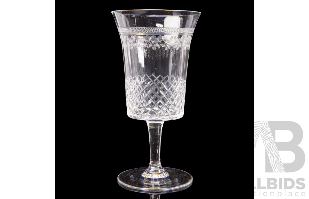 Collection of Antique Edinburgh & Leith and Baccarat Crystal Pieces