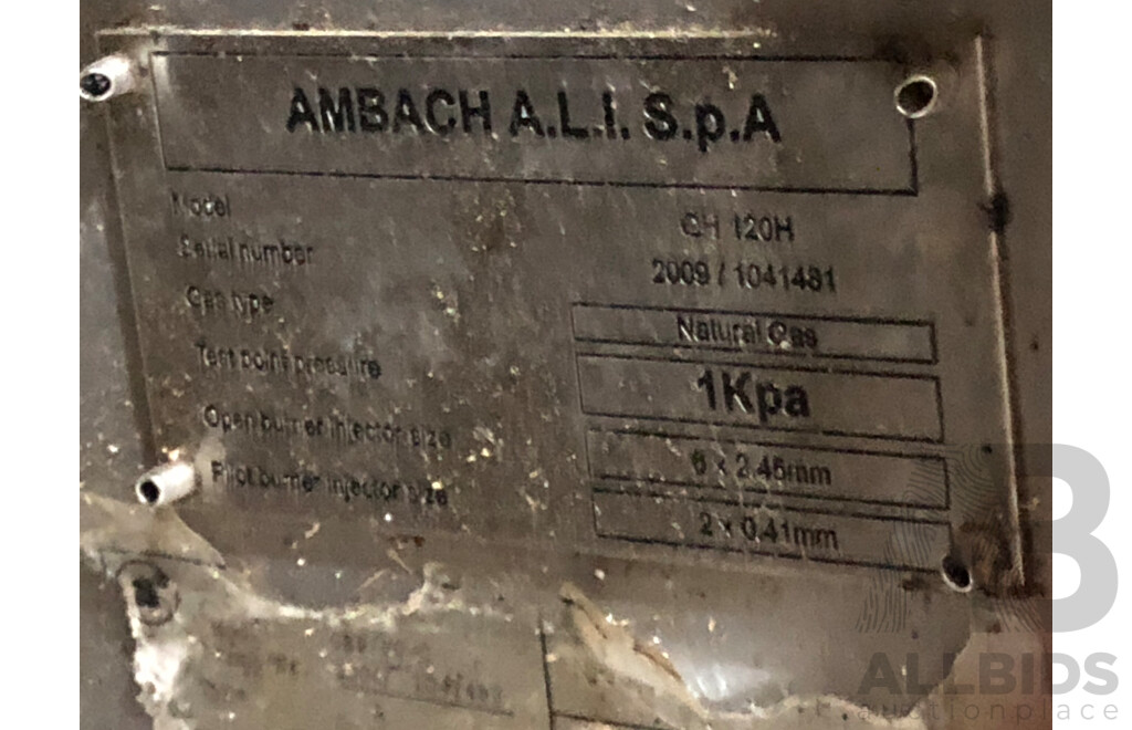 AmbachGH 120H Dual Burner Natural Gas Griddle