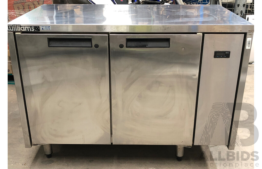 Williams Opal Stainless Steel Two Door Solid Refrigerator