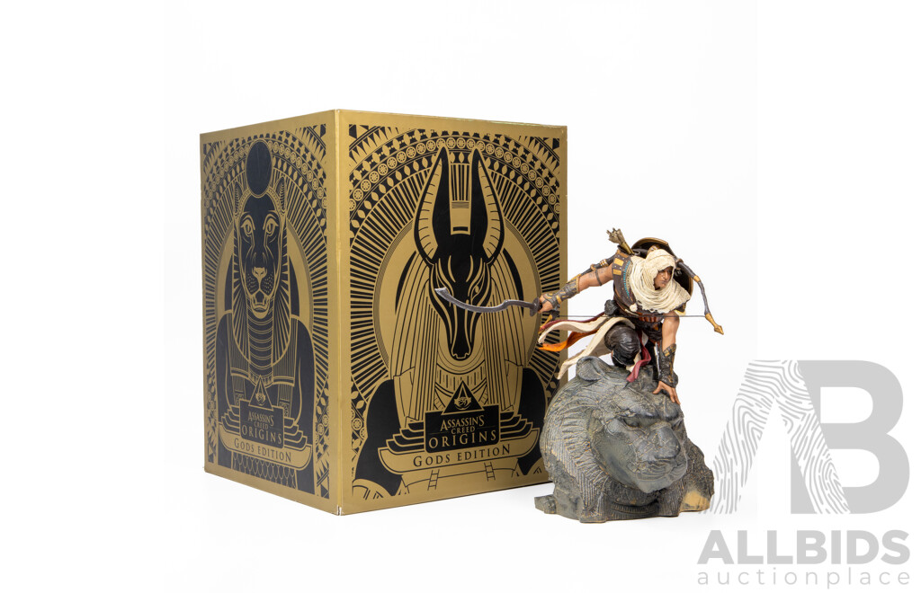 Assasin's Creed Origins, Gods Edition, Statue of Bayek on Sekhmet in Original Packaging