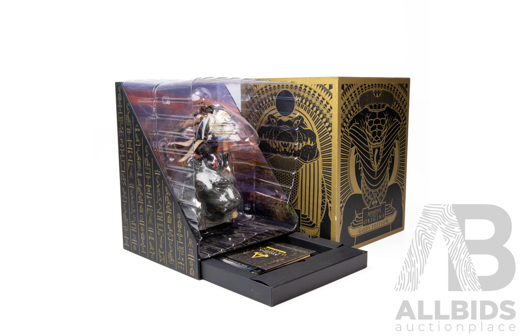 Assasin's Creed Origins, Gods Edition, Statue of Bayek on Sekhmet in Original Packaging