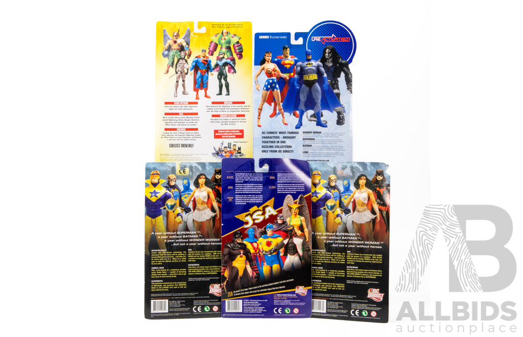 Assorted Collection of Five DC Direct Figures, in Original Packaging