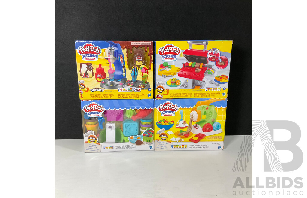 Set of Four Boxed Play-Doh Kitchen Creations