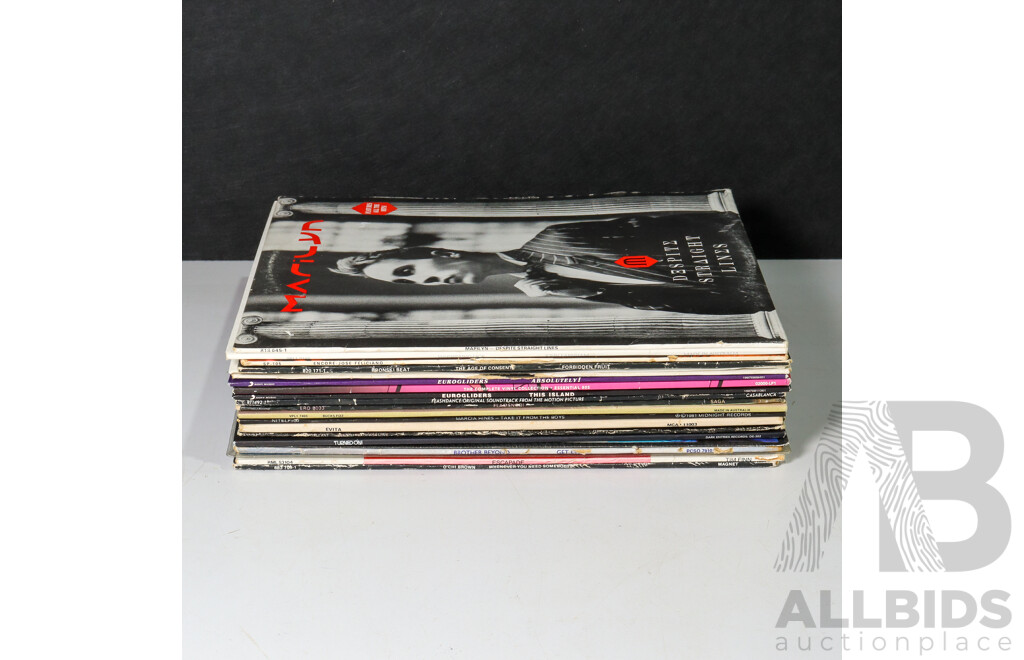 Big Collection of Popular Music LP Records (21)