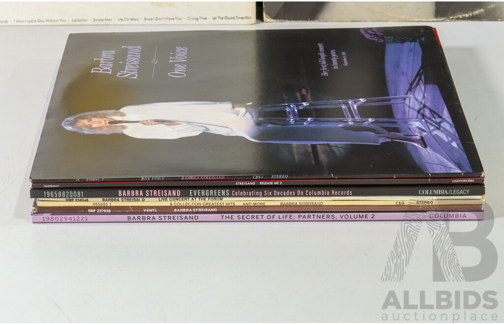 Collection of Barbara Streisand LP Records ( 9)