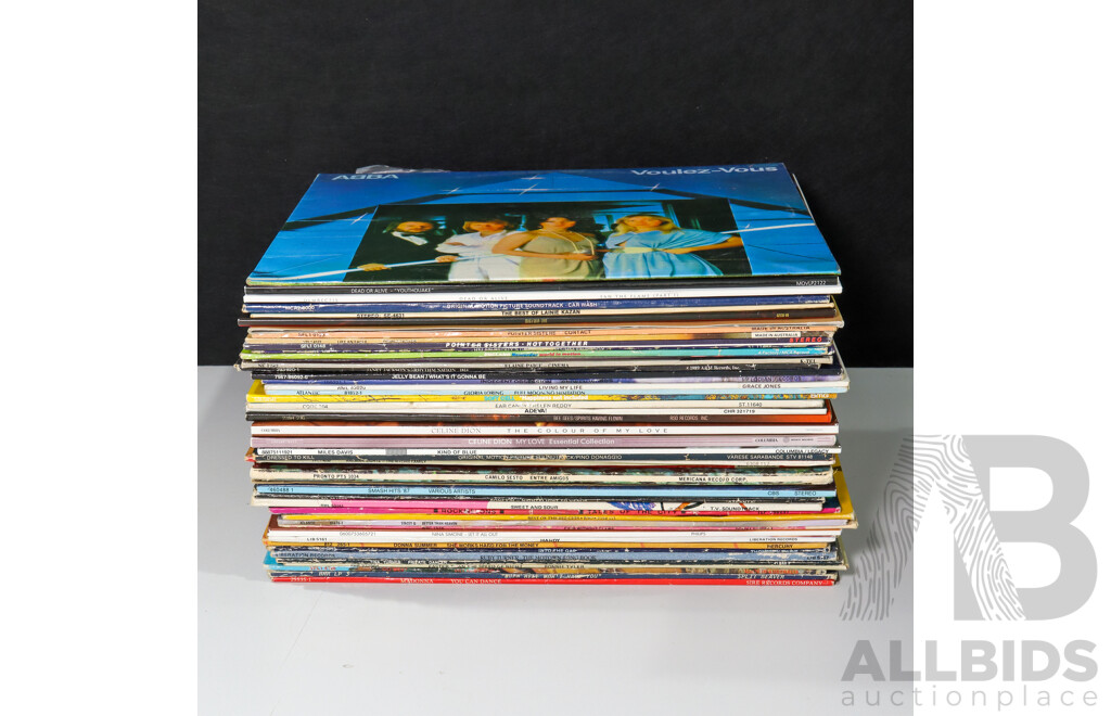 Large Collection of Various LP Records