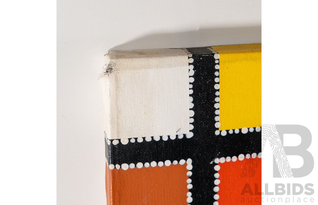 Mark Archibald, (20th Century, Australian), Play of Colours (2002), Wonderful Original Oil on Canvas, 105 x 86 cm