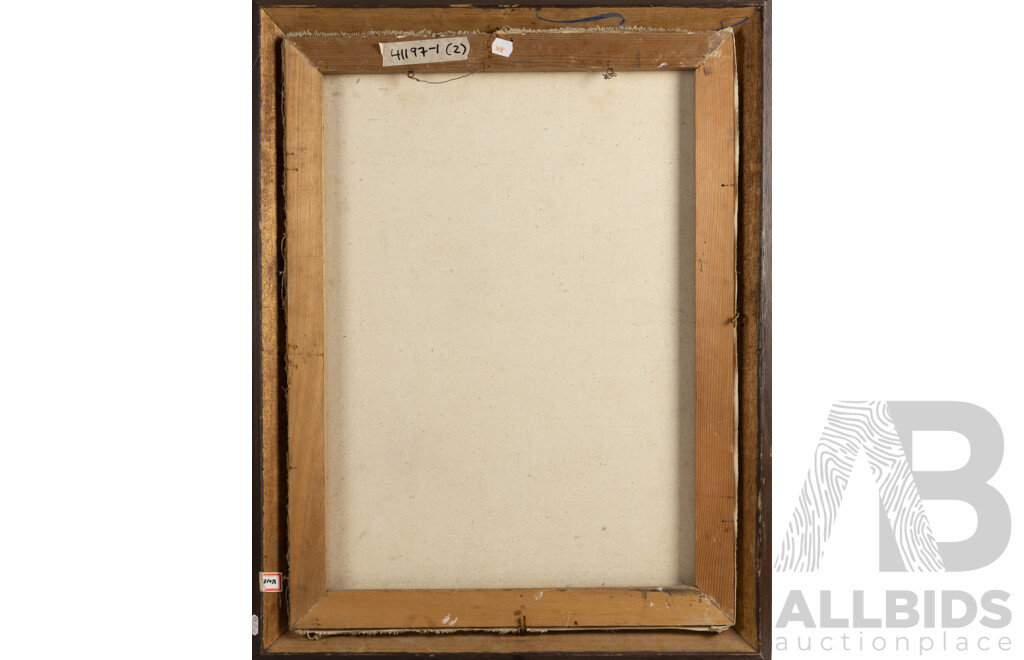 F. Arcega, Elderly Filipino Couple in Traditional Dress, Pair of Oil on Canvas Paintings, 70 x 54 cm (each) (frames) (2)