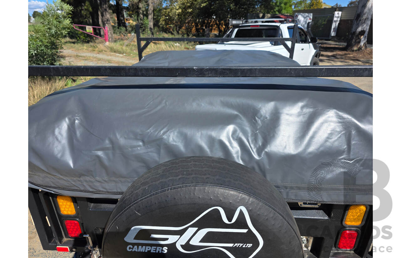 10/2016 GIC Black Series Extreme Commando Camping Trailer w/ 2x Annex and Boat Rack