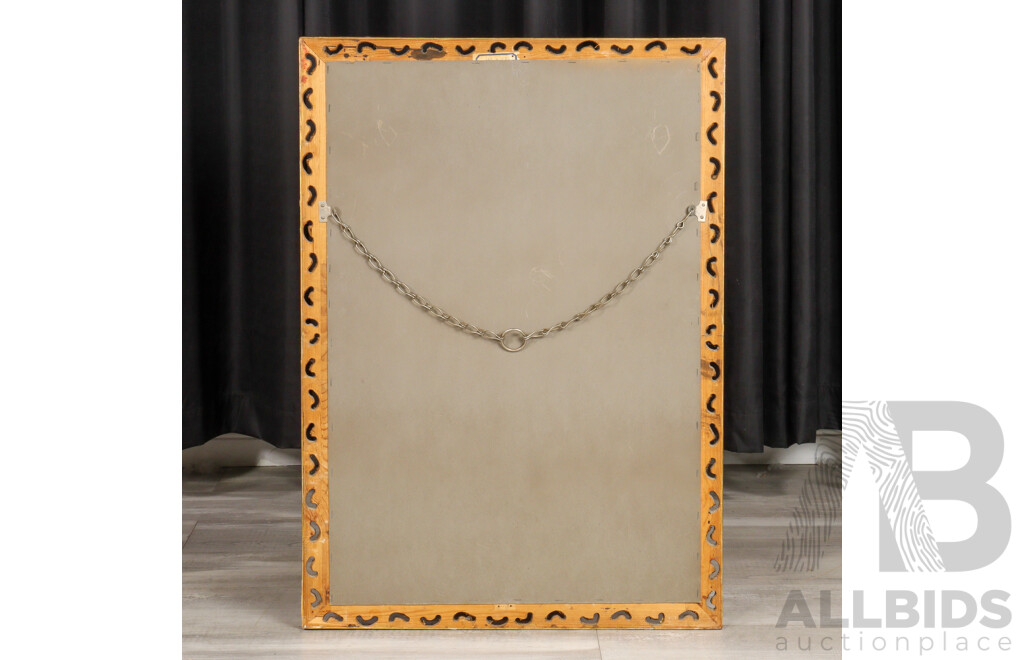 Antique Style Bevelled Edge Mirror in Pierced Gilt Frame