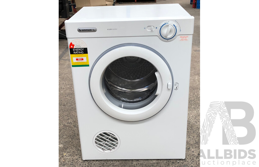 Simpson Ezi Loader 5KG Clothes Dryer