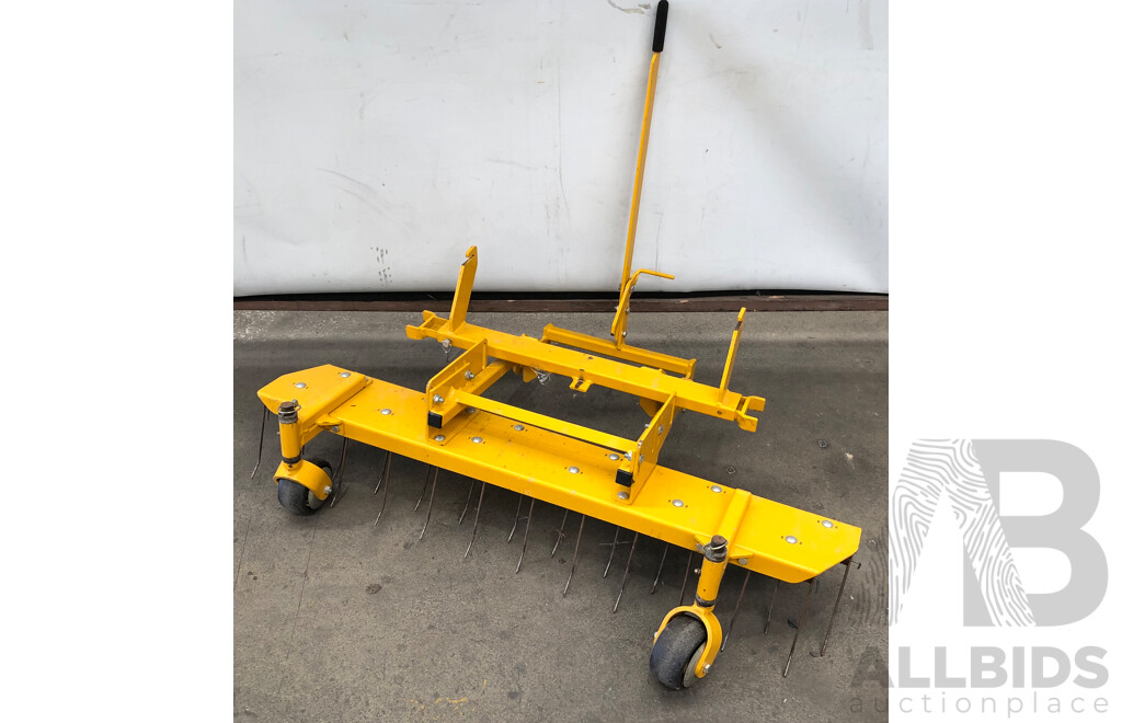 Dethatcher Attachment for 42 Inch Walker Ride on Lawn Mower