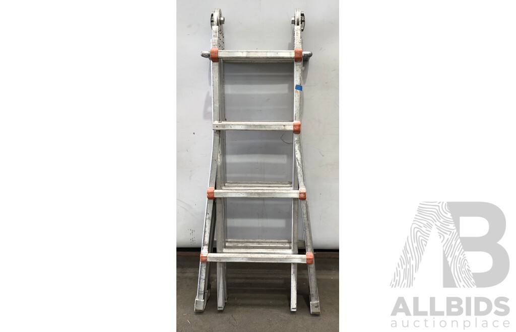Waku TL14 Telescopic Aluminium Step Ladder